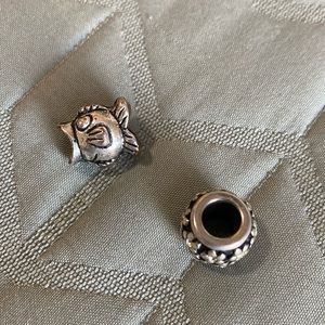 3/$12 Fish flower charms